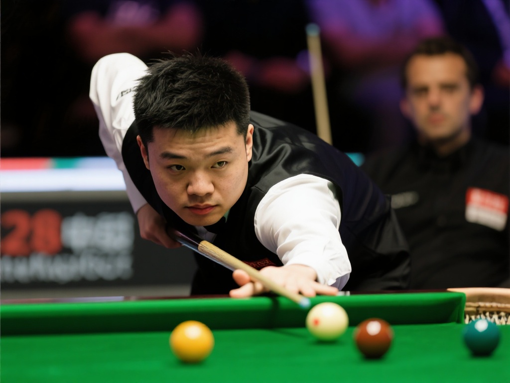 赵心童，这位中国斯诺克新星，近日在一场备