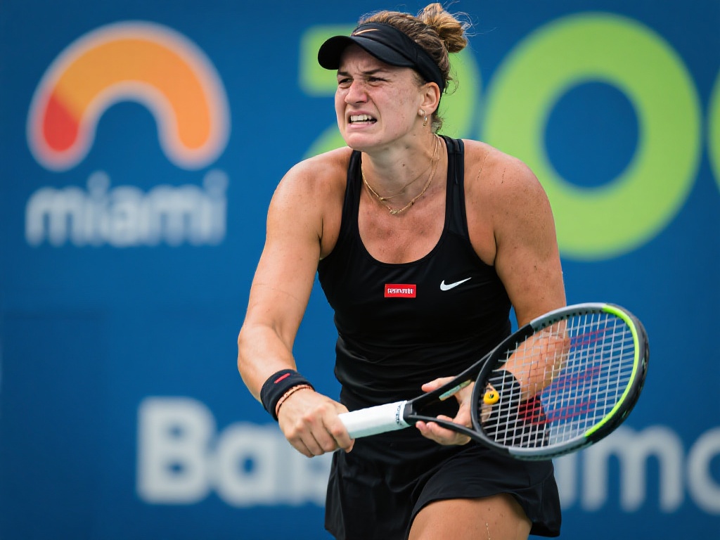 迈阿密站的这次比赛不仅是对萨巴伦卡技术的